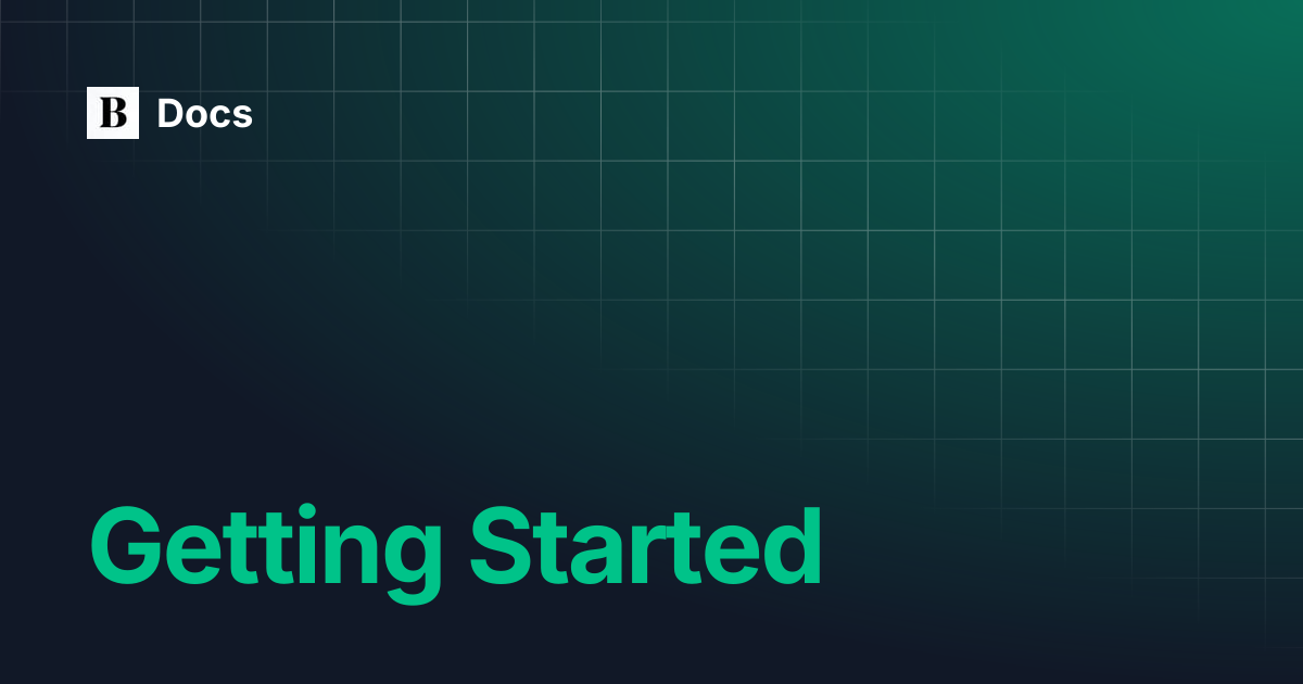 Getting Started | Docs
