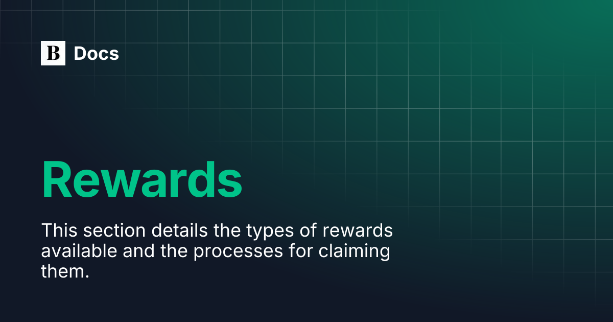 Rewards | Docs